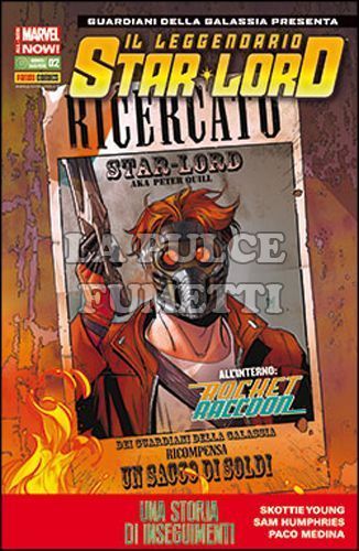 GUARDIANI DELLA GALASSIA PRESENTA #     2 - ROCKET RACCOON E IL LEGGENDARIO STAR-LORD 2 - COVER B - ALL-NEW MARVEL NOW!